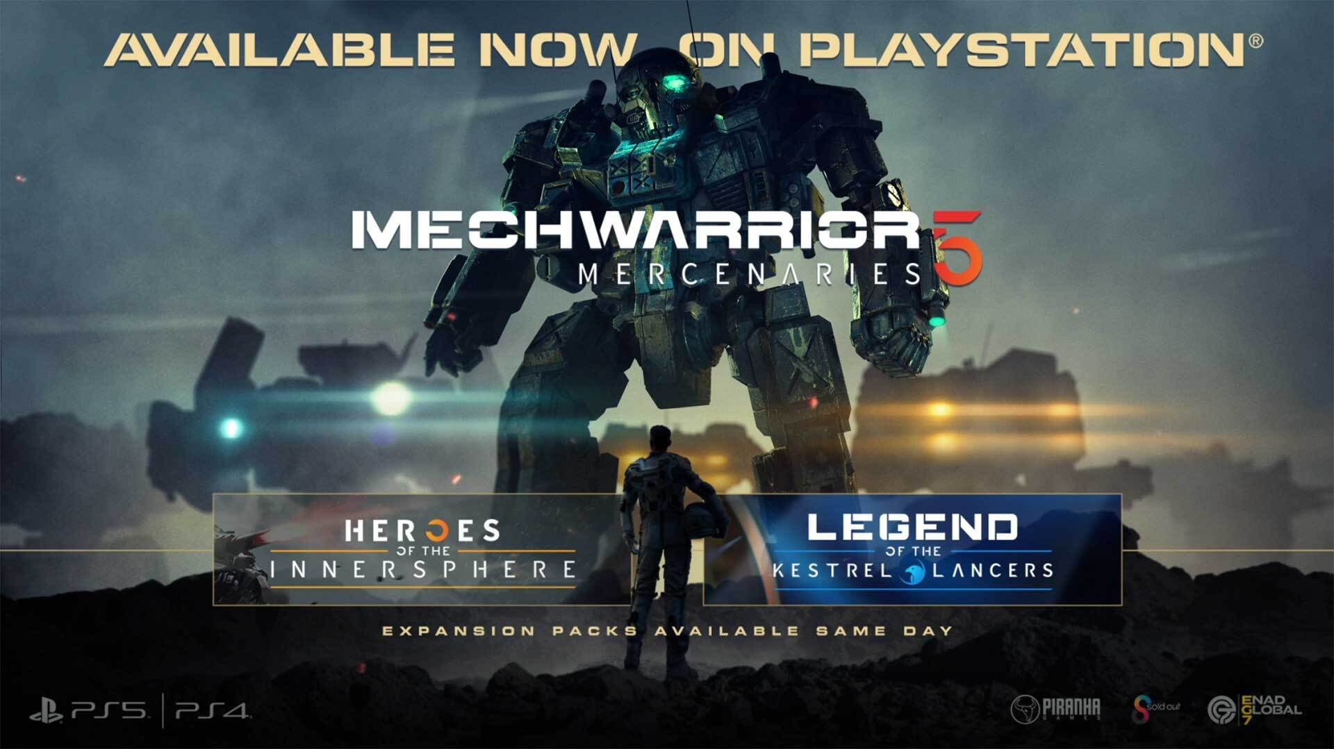 MechWarrior 5: Mercenaries Explodes onto Steam 